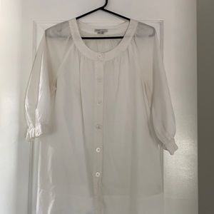 Vince -White cotton blouse